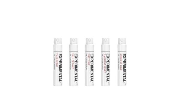 Experimental Fragrance Set with Multiple Vials